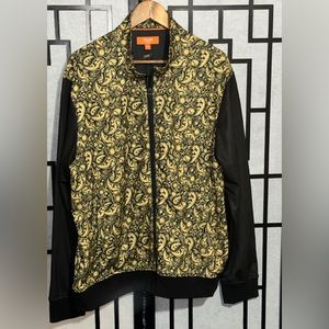 TALLIA SPORT Men's zipper sweatshirt gold/black